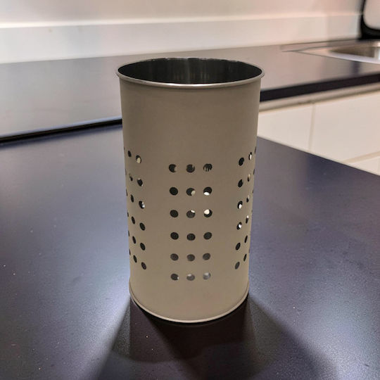 Karvounis Сушилник за прибори от inox Бежов 10x18см