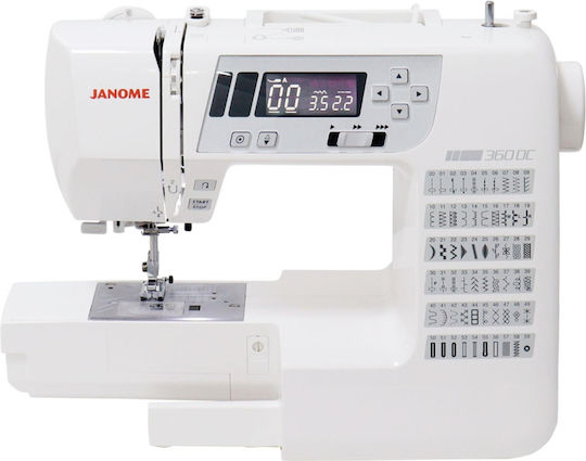 Janome Conventional Sewing Machine 360dc White
