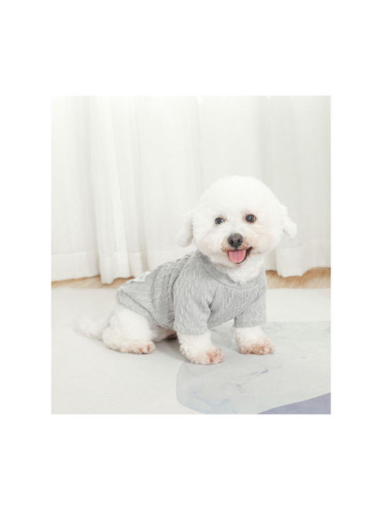Animal Плетен пуловер на куче в Червен цвят 40см.