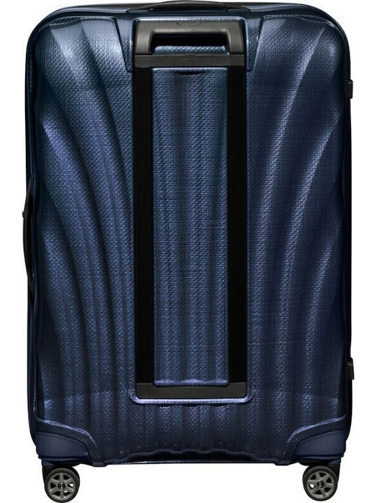 Samsonite C-lite Large Hard Suitcase Navy Blue Dark with 4 Wheels Height 75cm