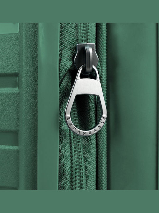 Bg Berlin Μεγάλη Βαλίτσα Ταξιδίου Dark Green με 4 Ρόδες Ύψους 76εκ.
