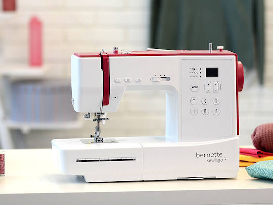 Bernette Професионална Шевна Машина Sew&go 7 Бяла