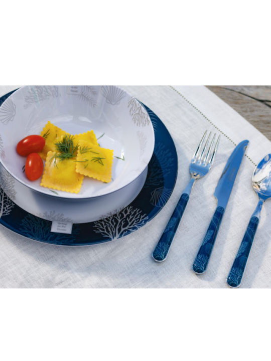 Marine Business Living Cutlery Set Stainless Steel Copper 24 Pieces