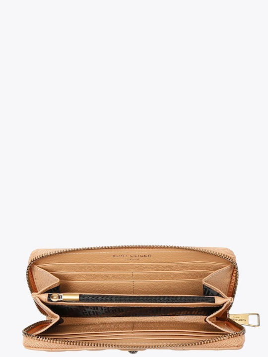 Leder Damenbrieftasche Tabac Braun