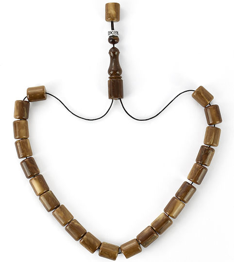 Kompologadiko Worry Beads Made of Brown Wood