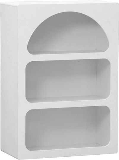 Shelf Wall Emersi 70x35x100cm White Shelf Wall Emersi 70x35x100cm White