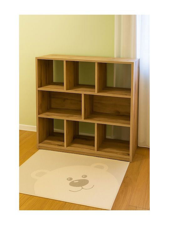 Βιβλιοθήκη Mini Brown 86x28x94.5εκ.