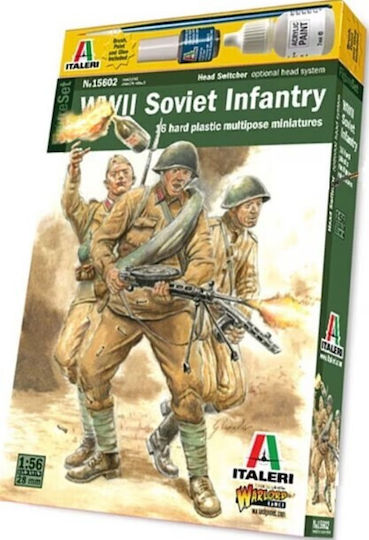 Italeri 1:56 Wwii Soviet Infantry