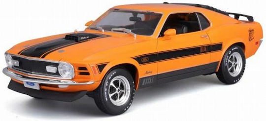 Metal Car Maisto 1 18 Special Edition 1970 Ford Mustang Mach 1 Orange 48 31453 Og