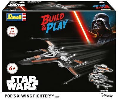 Star Wars Poe's X-wing Fighter Sound Build & Play Model Set