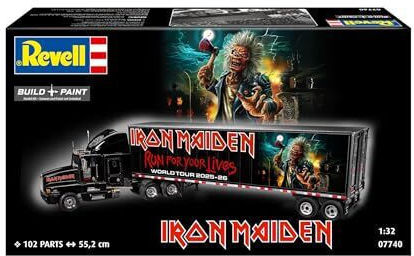 Iron Maiden Modellbausatz Tour Lkw 50. Jubiläum 55 cm