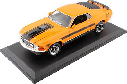 Metal Car Maisto 1 18 Special Edition 1970 Ford Mustang Mach 1 Orange 48 31453 Og