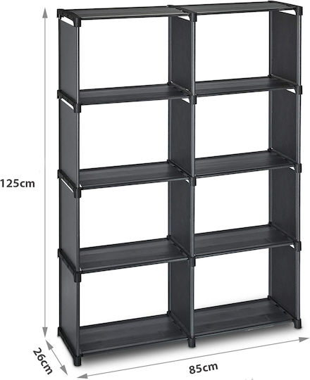 Multicolour Bookcase 85x125x125cm