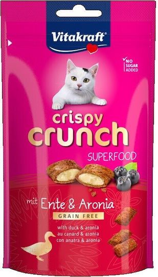 Vitakraft Vitakraft Kot 60g Crispy Crunch Duck Aronia 8