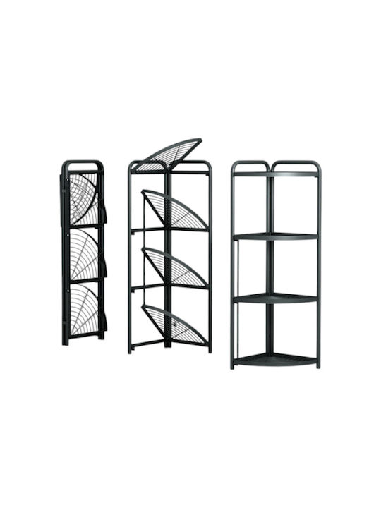 Corner Brown Bookcase 120x51x35cm