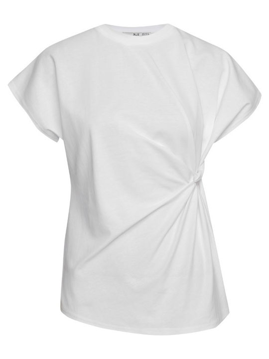 Women's Blouse Short Sleeve White