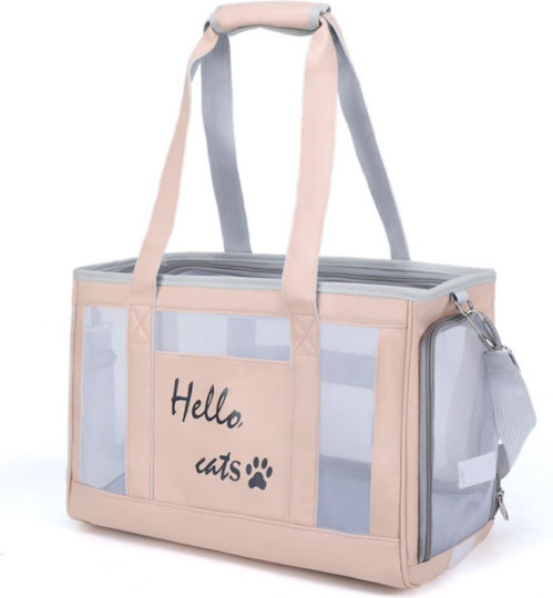 Animal Dog Carrying Bag For Dog Cat Up To 5kg Pink L44.5xW29xH19.5cm
