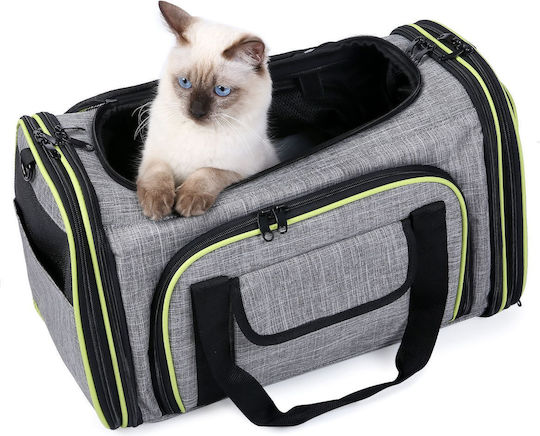 Animal Dog Carrying Gray Handbag for 10kg Pets
