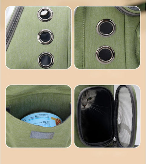 Animal Waterproof Backpack for Carrying Dog / Cat Up to 7kg Gray L42xW34xH27cm