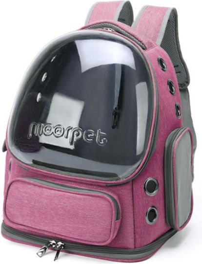 Animal Animal Waterproof Backpack for Dog and Cat Transport up to 7kg Pink M42xW34xH27cm
