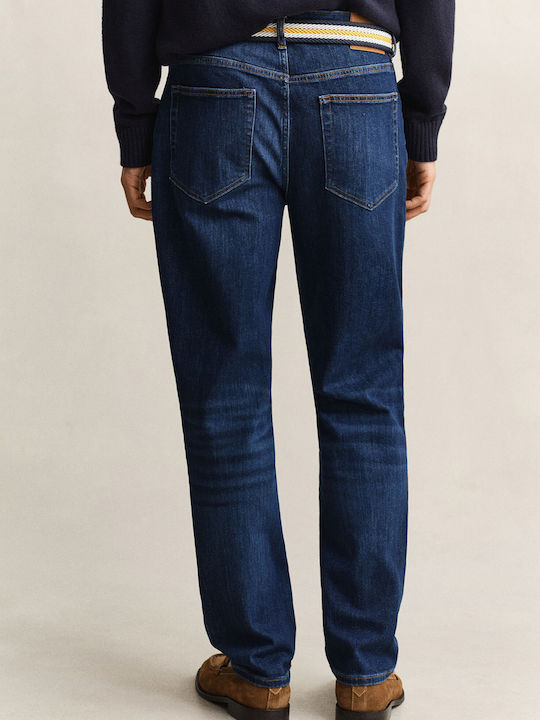 Gant Ανδρικό Παντελόνι Τζιν Regular Fit Denimdarkblue Gant Ανδρικό Παντελόνι Τζιν Regular Fit Denimdarkblue