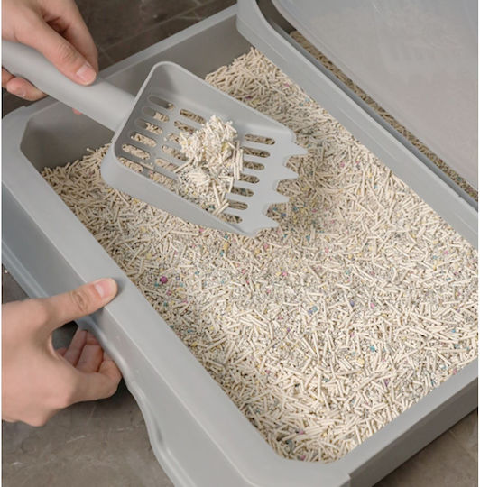 Animal Cat Toilet Closed Gray L50 x W40 x H38cm