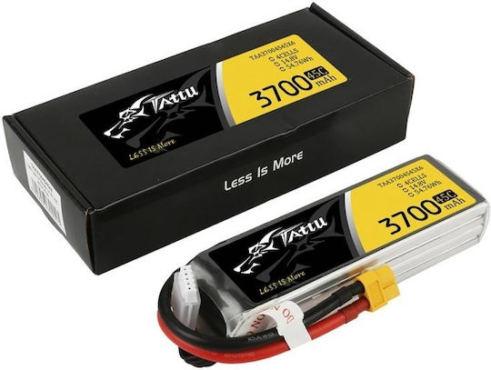 Tattu FPV Classic Μπαταρία Li-Po 14.8V 3700mAh 45C 4S XT60 για Τηλεκατευθυνόμενο