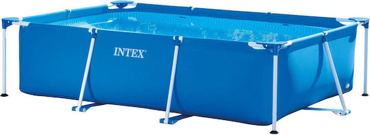 Intex PVC Swimming Pool 3834lt with Metallic Frame 300x200x75cm Blue