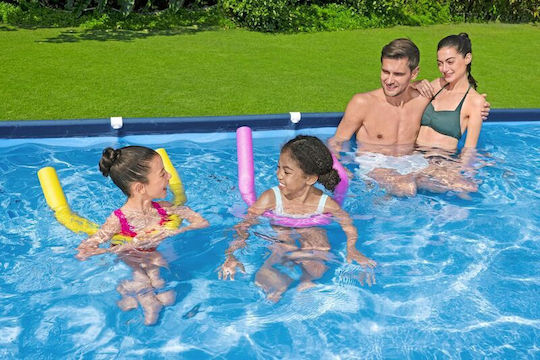 Bestway Steel Pro Swimming Pool PVC with Metallic Frame 400x211x81cm Blue