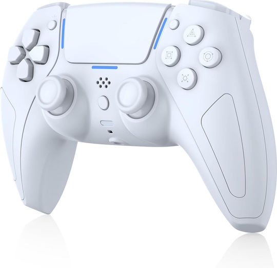 Level Up Phantom X Gamepad Wireless Cu Stick-uri Cu Efect Hall Pentru Android PC PS5 iOS Alb