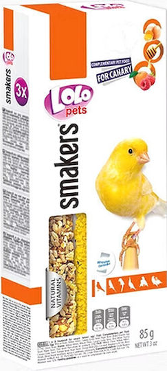 Lolo Pets Basic Food Sticks for Canaries Fruits, Honey, Egg Blend 85gr 85gr