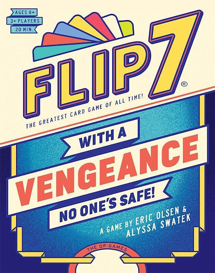 Επιτραπέζιο Παιχνίδι Flip 7: With A Vengeance για 3+ Παίκτες 8+ Ετών (EN) The OP