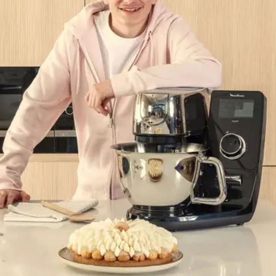 Moulinex Coach Κουζινομηχανή 1200W με Ανοξείδωτο Κάδο 5.5lt