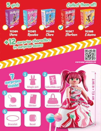 Playmobil EverDreamerz Starlin Candy World pentru 7+ ani ani 70387