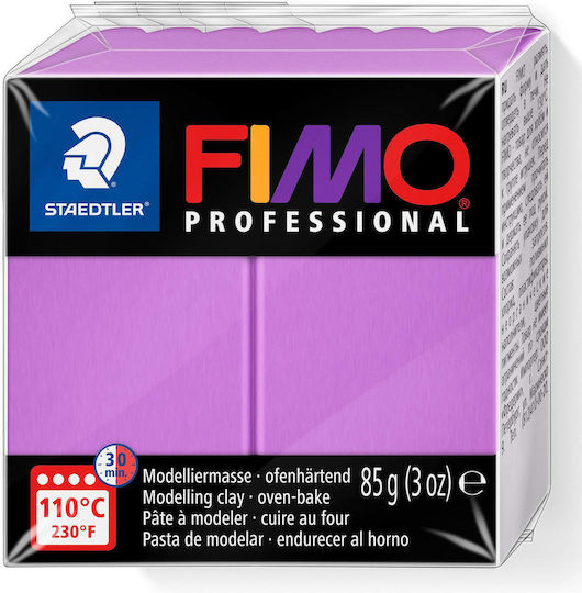 Staedtler Fimo Professional Polymeric Modelling Clay Purple 85gr