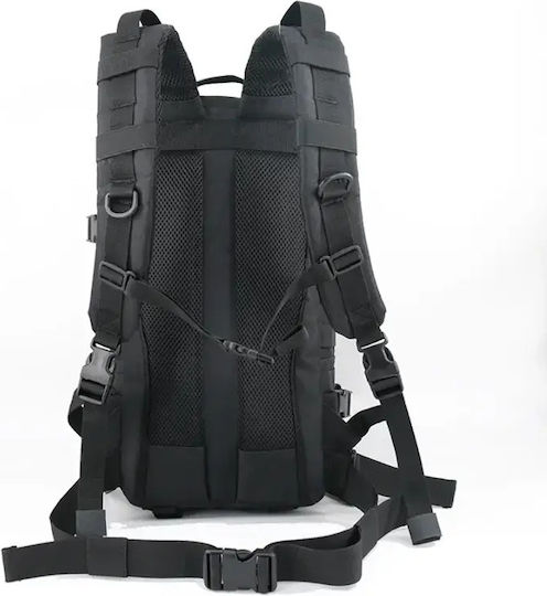 Woodland Tactical EDC Στρατιωτικό Σακίδιο Πλάτης από Πολυεστέρα Μαύρο 35lt