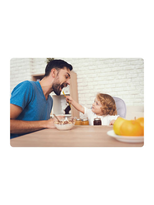 Ricokids Tulo Αναδιπλούμενο Καρεκλάκι Φαγητού με Ρυθμιζόμενο Ύψος Λιλά