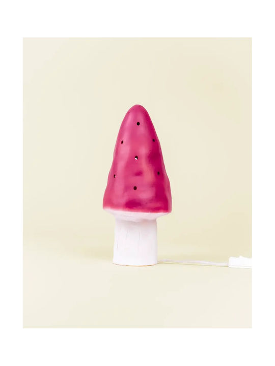 Egmont Led Kids Decorative Lamp Mushroom Small Red 15x15x28εκ.