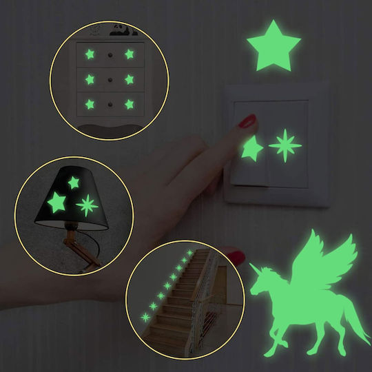 Kids Glow-in-the-Dark Wall Sticker Sinekong 45pcs