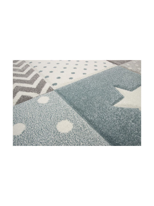 Viopros Λένοξ Παιδικό Χαλί Αστέρια Γαλάζιο 160x230cm