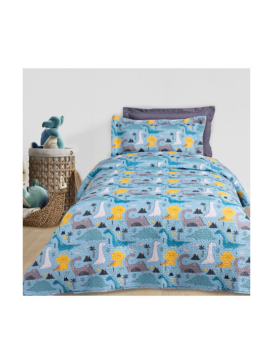 Das Home Παιδικό Κουβερλί Μονό Blue, Grey 160x240εκ.