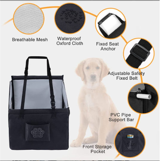Animal Seat Car for Dog Gray