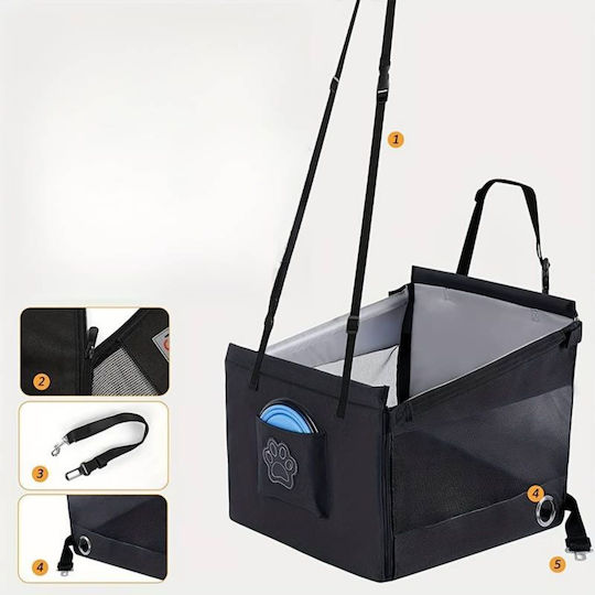 Animal Seat Car for Dog Gray