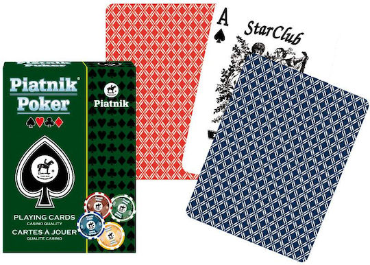 Poker Kartenspiele Blau Rückseite Piatnik