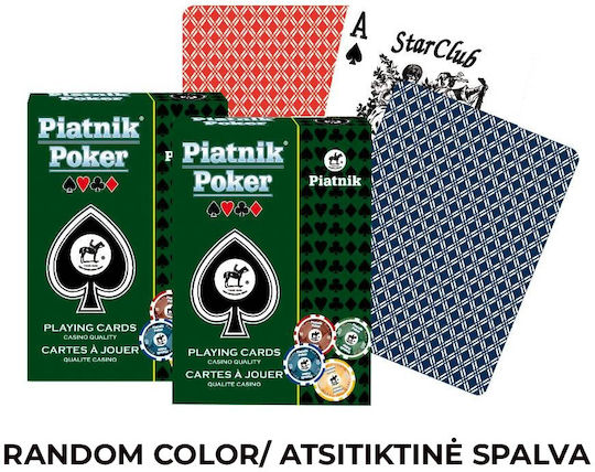 Poker Kartenspiele Blau Rückseite Piatnik
