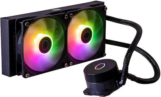 CoolerMaster MasterLiq Core Nex360 ARGB Water Cooling System AIO CPU with 2 Fans 120mm