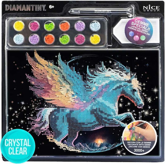 Mosaic Craft Diamantiny Fantasy Pink Unicorn