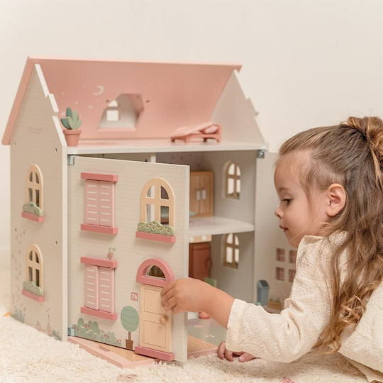 Little Dutch Rosa Set păpuși din lemn pentru căsuță de păpuși