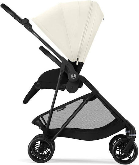 Cybex Melio Baby Stroller Suitable for Newborn Canvas White