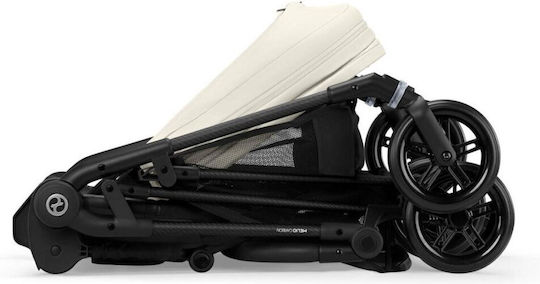 Cybex Melio Baby Stroller Suitable for Newborn Canvas White